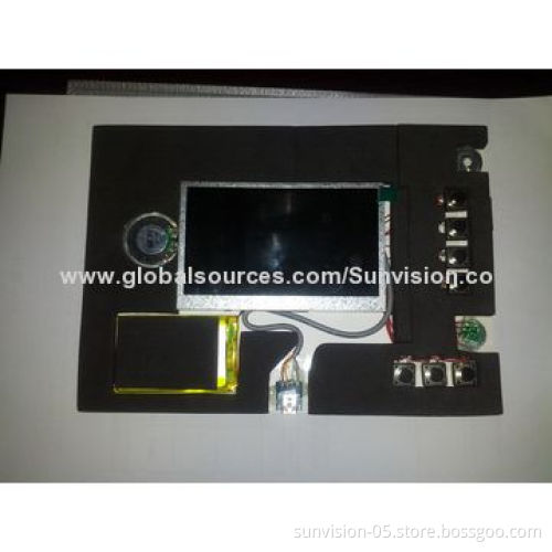 Video greeting card module